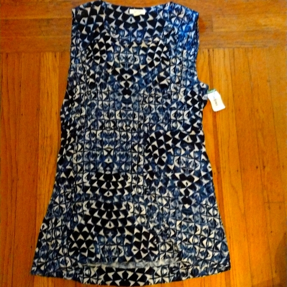 Lucky Brand Dresses & Skirts - Lucky Brand Mini Dress Tribal Print Blue/Cream Size XS